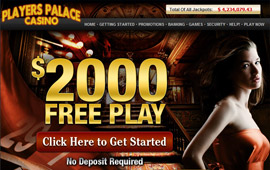 Players Palace Casino offering good sign up bonus