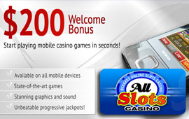 All Slots Mobile Casino Accepts Canadian Dollars