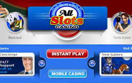 All Slots Casino has unveiled a instant flash games platform