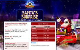 Join Santa?s Winners? List at All Slots