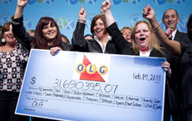 Nine people from Bell Canada sue 19 winners from the Lotto Max draw