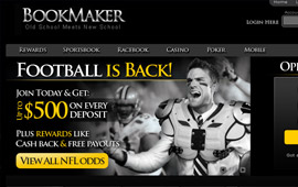 NFL Early Bird Specials at Bookmaker.eu