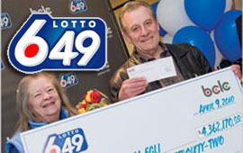 Brian Egli wins the Lotto 6/49 jackpot