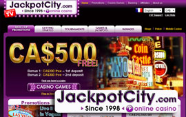 Jackpot City Casino has launched new bonus