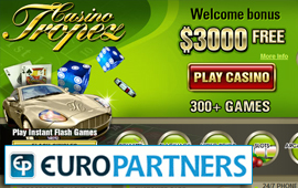 Extra 11% welcome bonus for new players at Euro Partners casinos