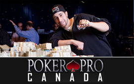 Jonathan Duhamel has been congratulated by Poker Pro Canada