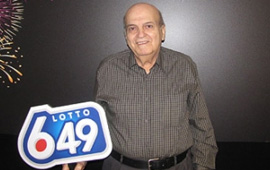 Farhat Farhat wins Lotto 649 jackpot