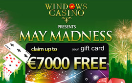 Windows Casino is running their May Madness promotion