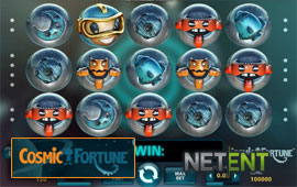 Cosmic Fortune Progressive has High Payout Percentage