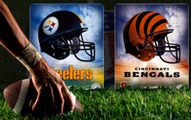 Steelers at Bengals on Monday the 8th November