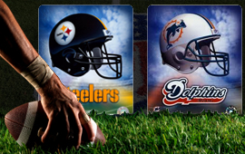 Steelers at Dolphins on Sunday the 24th October