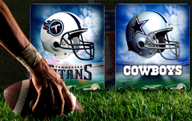 Titans at Cowboys on Sunday the 10th October