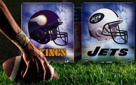 Vikings at Jets on Monday the 11th October