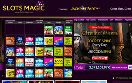 Great Bonus Promotions at Slots Magic Casino