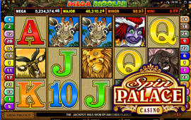 Spin Palace Casino has been confirmed as casino were Mega Moolah jackpot was won