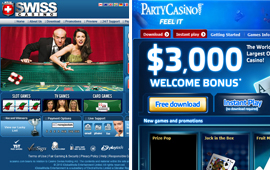 Maple Gambling players can enjoy a new bonus at Swiss Casino and Party Casino