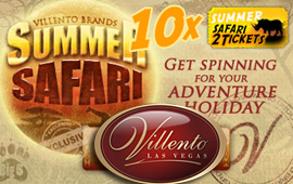 Villento Brand online casinos are offering a Summer Safari Adventure promotion